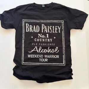Brad Paisley No. 1 Country Alcohol Weekend Warrior Tour Size Small